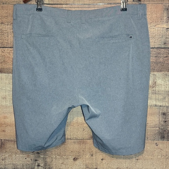 Travis Mathew Beck Shorts Golf Performance Size 38 Stretch Gray 10” Inseam - Picture 3 of 12